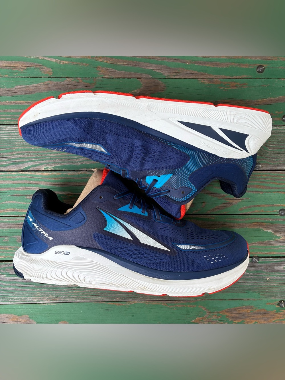 Altra Paradigm 6 Shoes Mens Size 13 Blue Running Walking Training Sneakers Gym